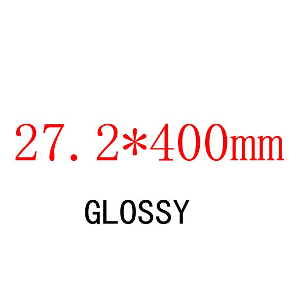 Mcfk 3k reggisella per bicicletta in fibra di carbonio MTB Road Bike Super Light Tube Mountain Cycling Parts lunghezza 165g 450mm: 27.2x400mm gloss