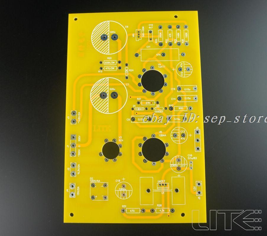 Sep_store lsdy universal tubo preamp regulador de alimentação nua pcb-cl02