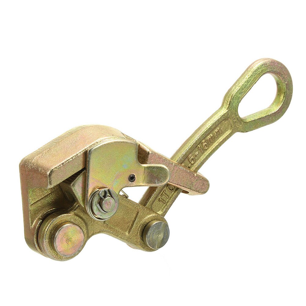 Serrage 1 tonne pince 2.5-16mm Mini câble métallique havre anti-dérapant électricité en acier au carbone mâchoire outil câble poignée tirant