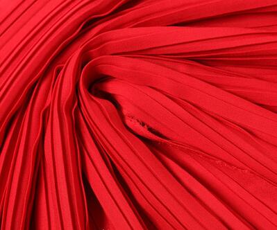 2 Meter 150 cm 59 "breite grau plissee Chiffon stoff perle garn stoff MM96: 3 rot