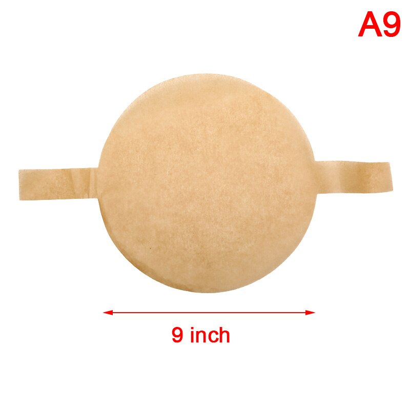 100PC Parchment Paper Rounds With Lift Tabs Baking Paper Disposable Sheet: A9