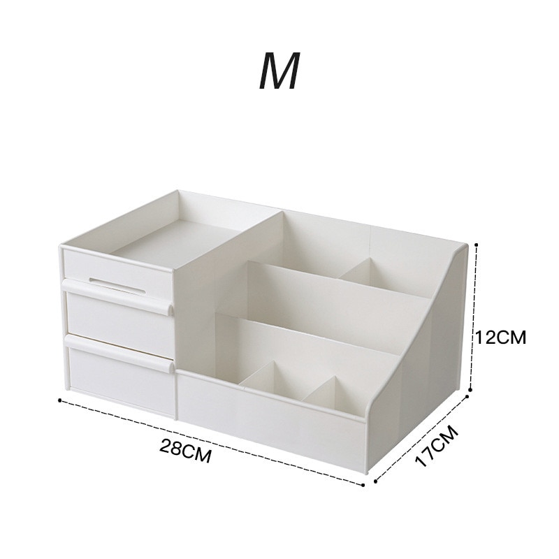Seau à Pinceaux De Maquillage En Verre Transparent Avec Perles Décoratives - Rangement Bureau & Coiffeuse - Noir/Blanc