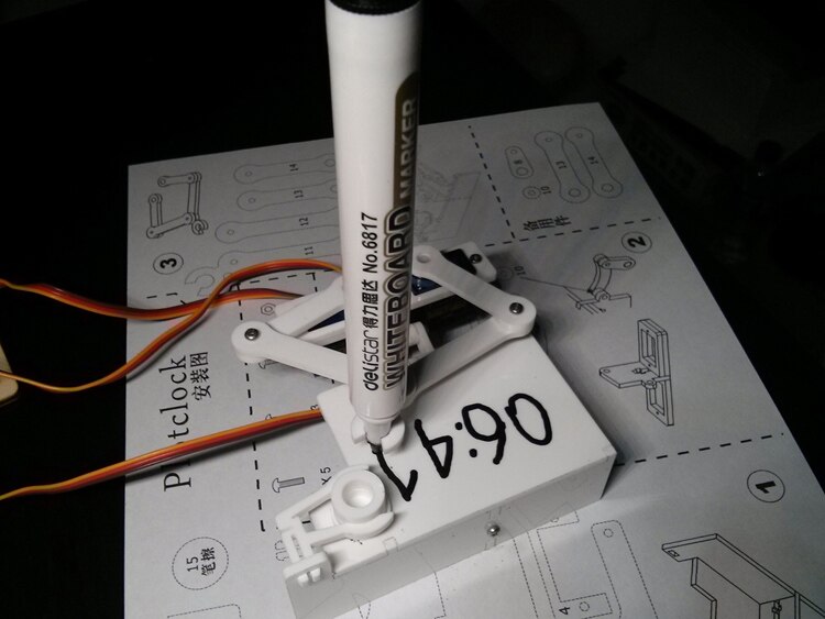 Manipulator Writing and Drawing DIY Robot Open Source for Arduino