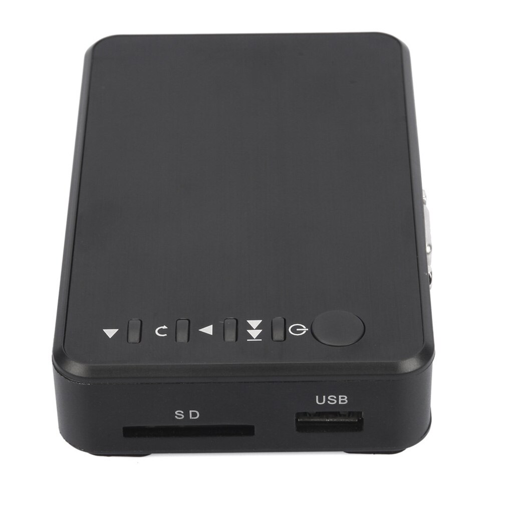 Mini Full Hd Media Multimedia Speler 1080P Usb Externe Sd Sdhc Mmc Kaarten U Disk Media Player Vga Av uitgang Eu/Us/Uk/Au Plug