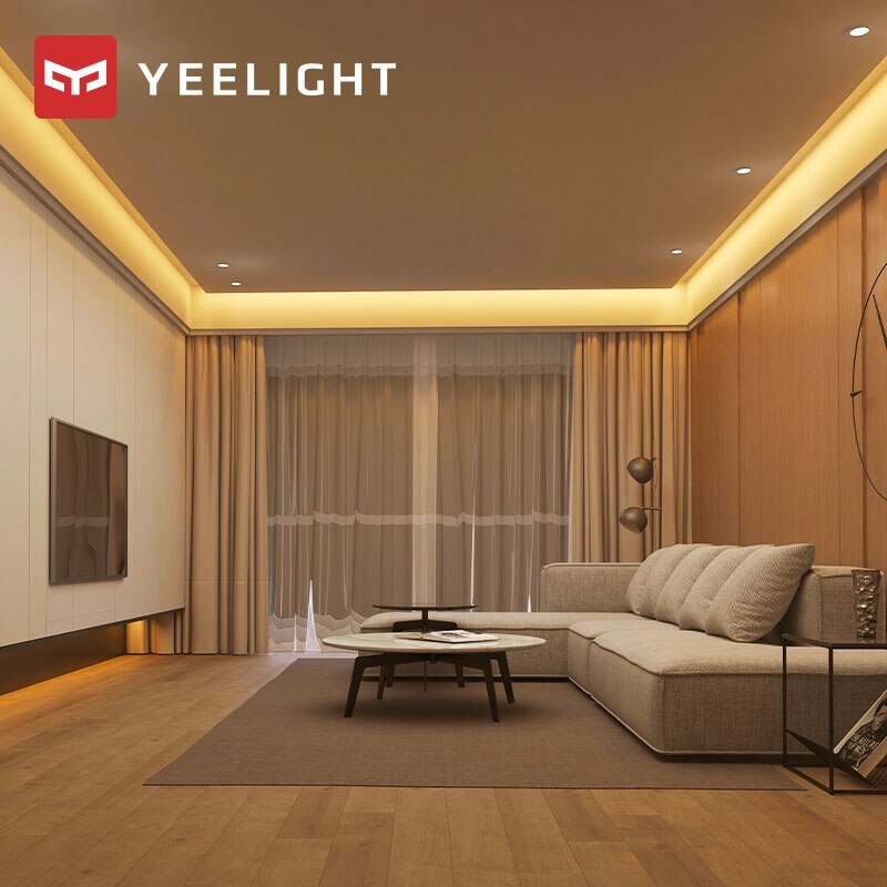 YEELIGHT-tira de luces LED inteligente, tira de luces LED inteligente de 30m con Control remoto por voz por Bluetooth y aplicación de 2700K-6500K