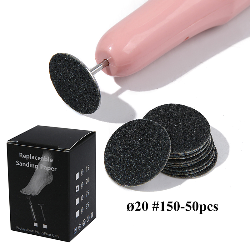 Raspa professionale per piedi, carta vetrata per pelle morta, per lima per unghie elettrica, calli per cuticole, carta abrasiva sostituibile, strumenti per dischi per pedicure
