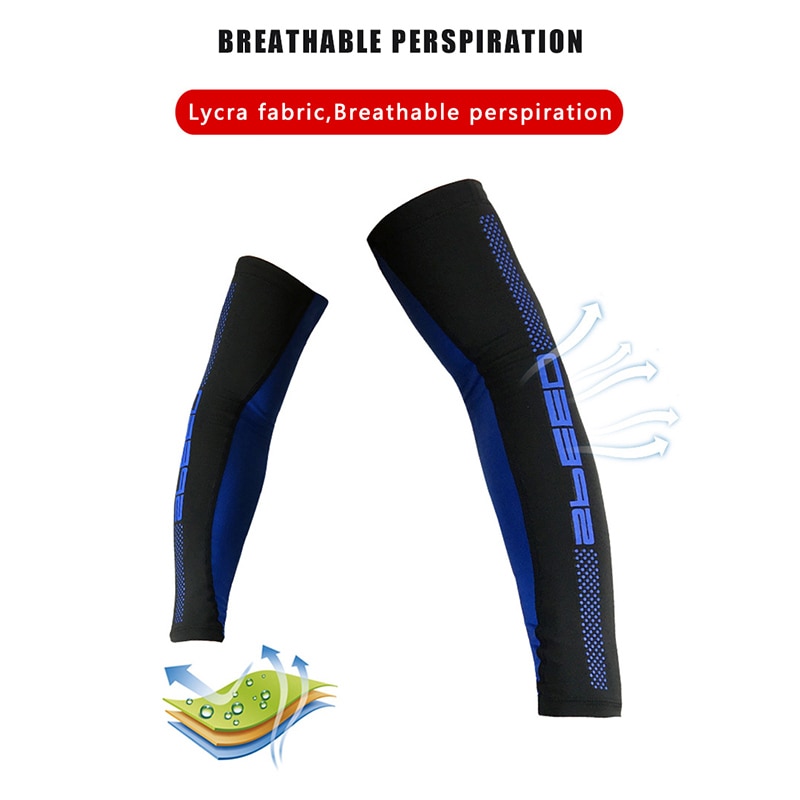 1 paar heren fiets- en hardloopschoenen met uv-bescherming, manchetten, beschermende mouwen, fiets- en sportarmwarmers.