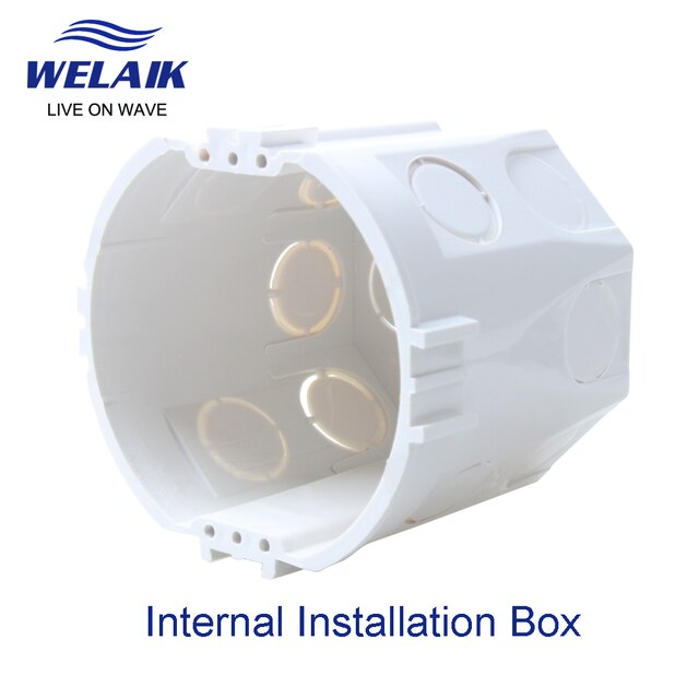 WELAIK EU Electrical-installation boxes-the Savior-White PlasticFlame-retardant ABS-EU Installation-Box A101W: Default Title