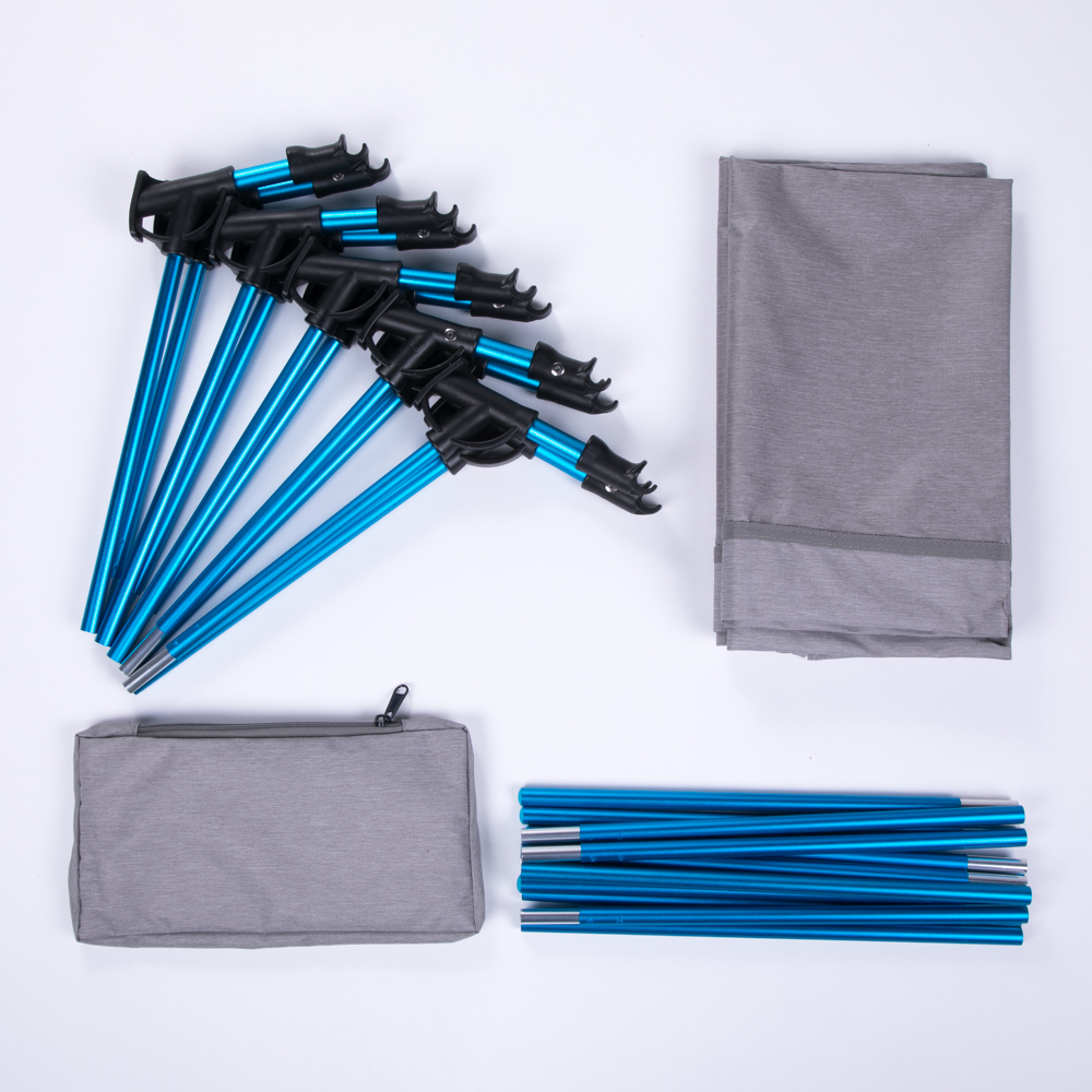 Foldable Ultralight Compact Camping Cot Bed with 350 Lbs Bearing Breathable Waterproof Bed Surface, Perfect for Camp, Hiking