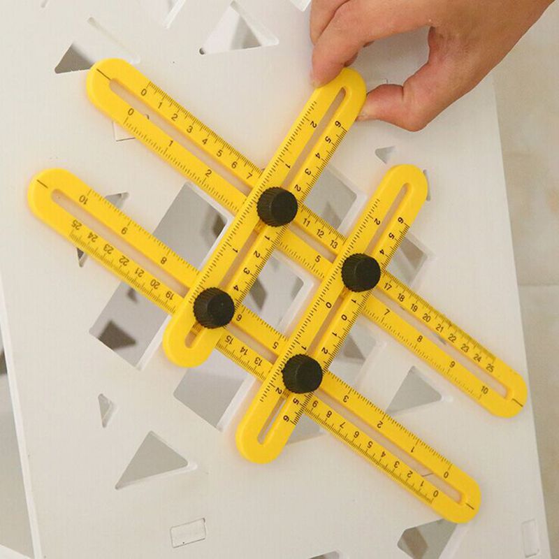Skabelon værktøj vinkel måling vinkelmåler multi-vinkel lineal bygherrer håndværkere ingeniører layout