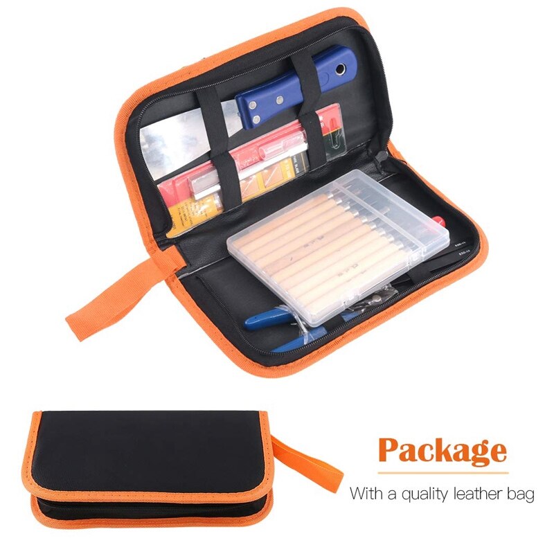 34 pièces imprimante 3D Kit d'accessoires, imprimante lit outil de nettoyage buse outil de nettoyage ensemble avec buse tuyau Silicone couvercle nettoyage