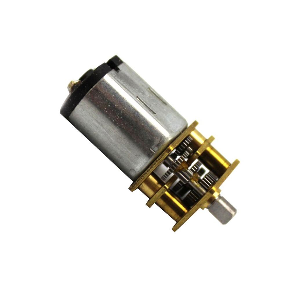 2 Pc GA12-N20 N20 Dc 6V Micro Speed Gear Motor Mini Reductie Motor Met Metalen Versnellingsbak Wiel Vertraging Motor slimme Auto Robot