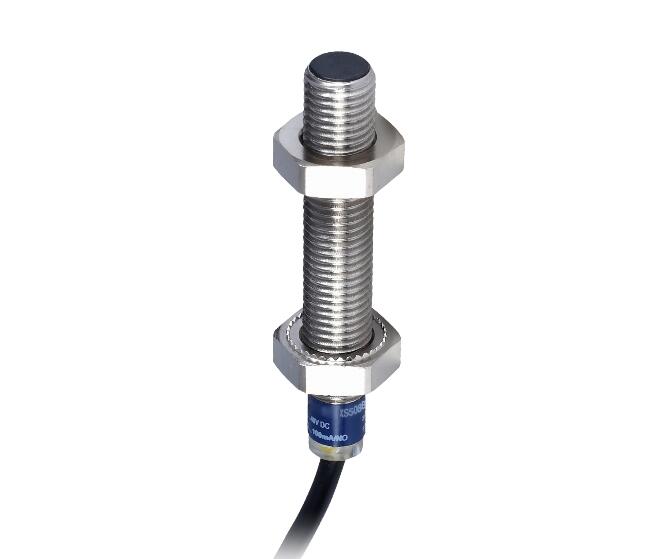 XS508B1DAL2 sensor inductivo XS5 M8-L51mm-Inoxidable-Sn1.5mm-12 .. 48VDC - cable 2m