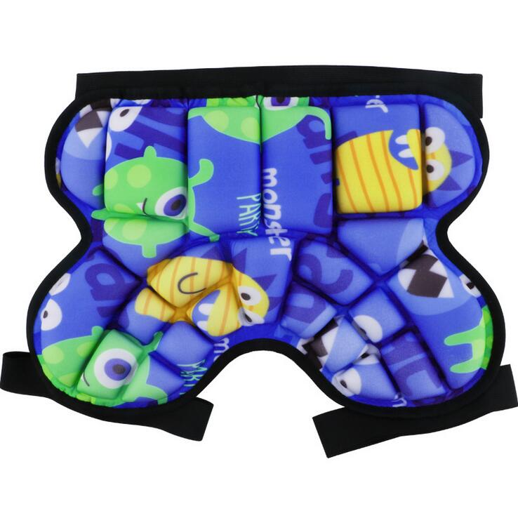 Rolle skaten Hüfte Schutz Baby skaten Hosen Schutz Jungen Mädchen skaten Hüfte Schutz Kissen Verdicken Skifahren Hüfte Pad kurze Hose: L