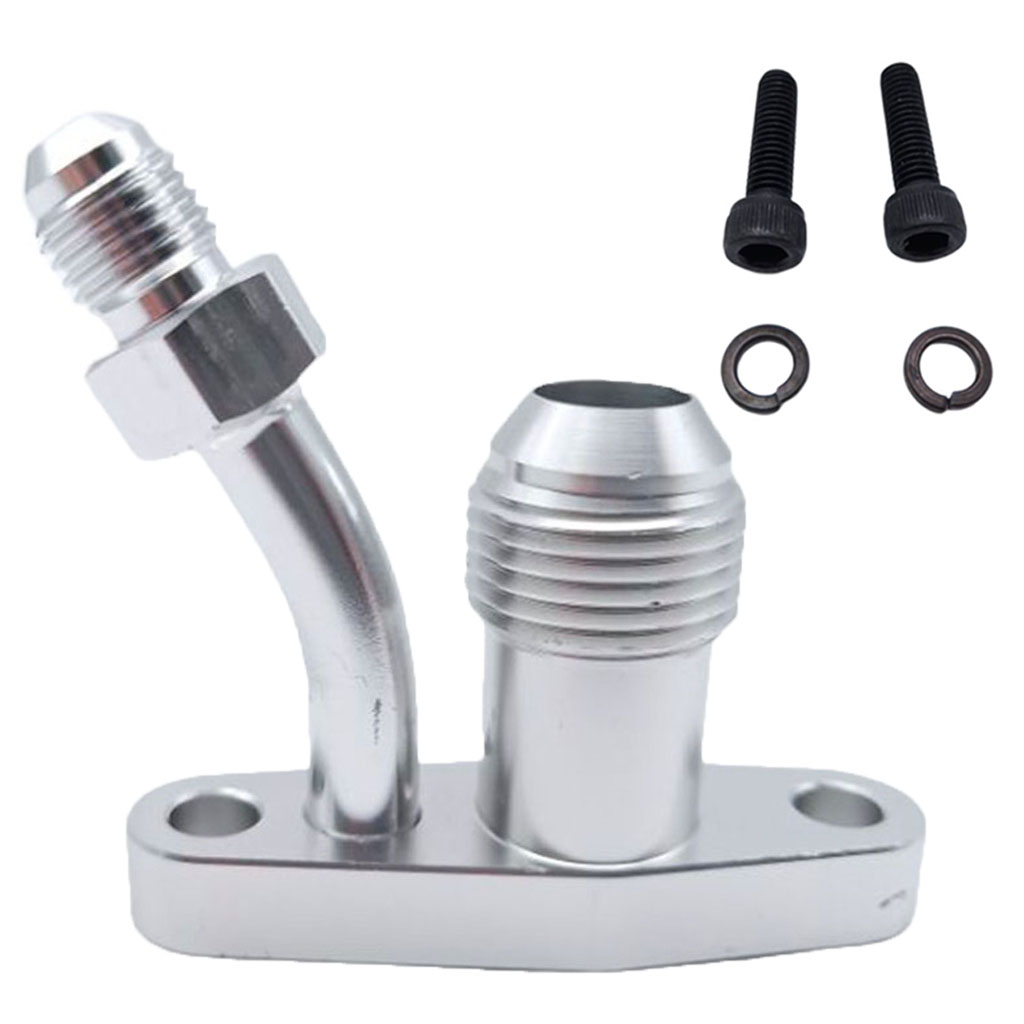 billet turbo olje mate returflens til garrett  gt12 gt1241 4an mate /8an retur