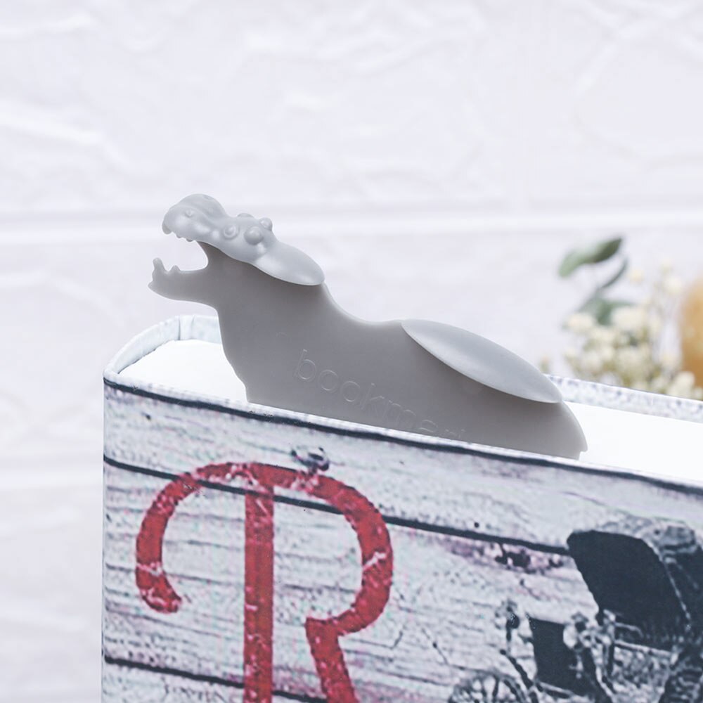 3D Book Markers Page Holder Simple Style Carrot Crocodile Hippopotamus Animal Bookmarks Kids Cute Cartoon Stationery