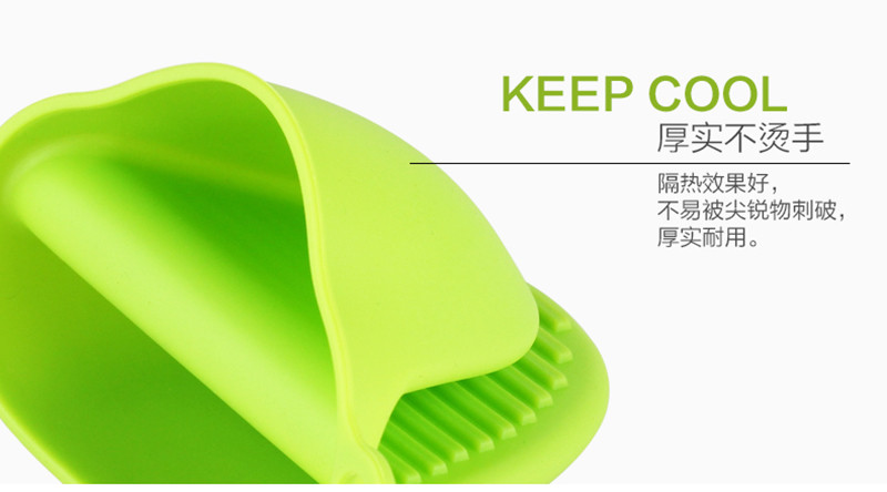 Silicone Kitchen Candy Colors 1PCS Kitchen Cooking Microwave Oven Mitt Insulated Non-slip Glove Heat Resistant