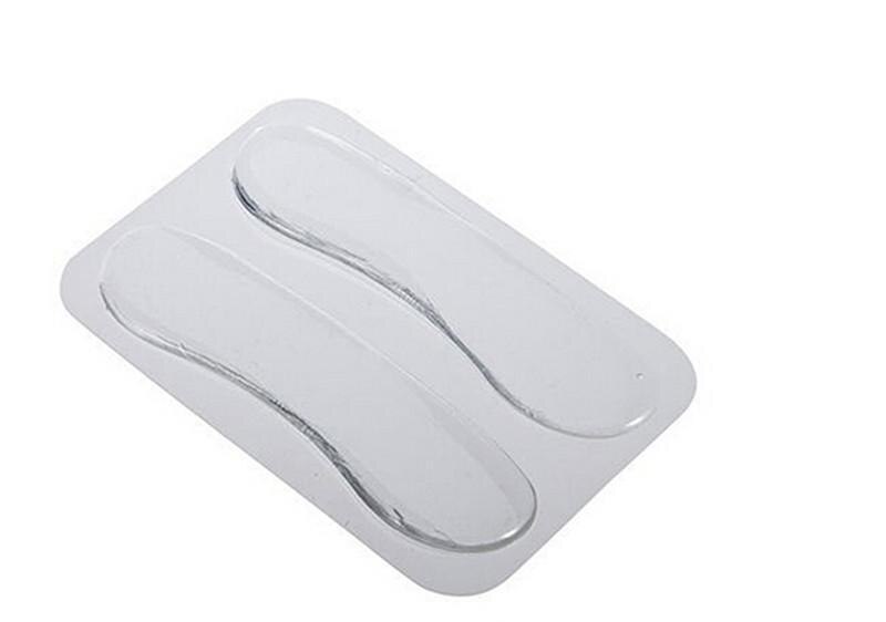 1 paires transparentes Silicone Gel chaussure talon protecteurs soulagement de la douleur Gel semelles pour dos talon coussinet bâton pédicure
