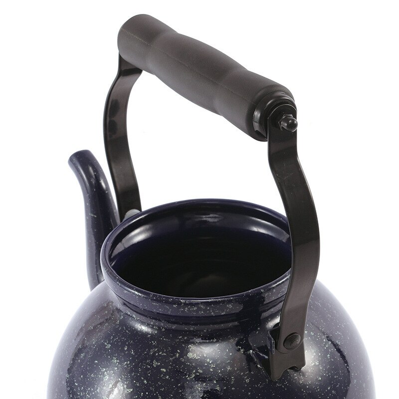 Visslande vattenkokare emalj gryta vatten kokande vintage vattenkokare miljövänligt stort chaleira redskap kök  eb50sh