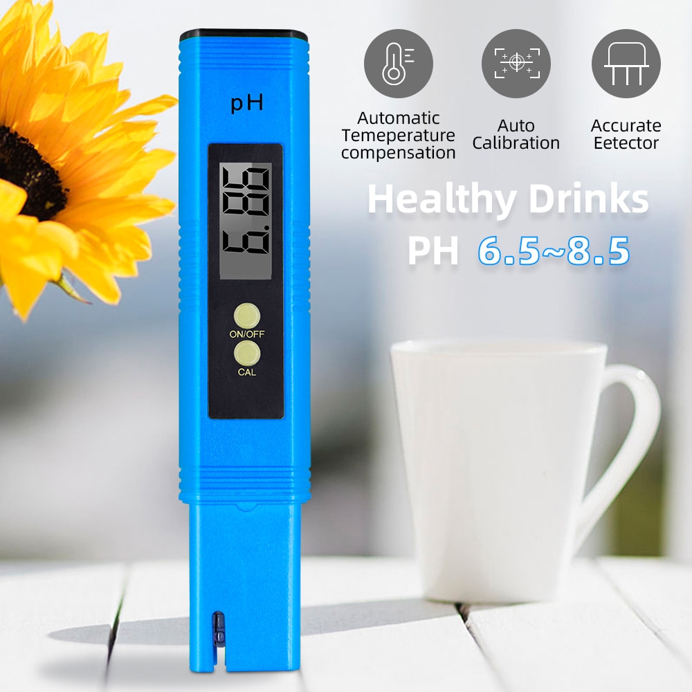 PH Meter ATC 0.01 Tester Water Wine Drink Food Analyzer Pen Monitor Automatic Calibration for Aquarium Pool 40% off