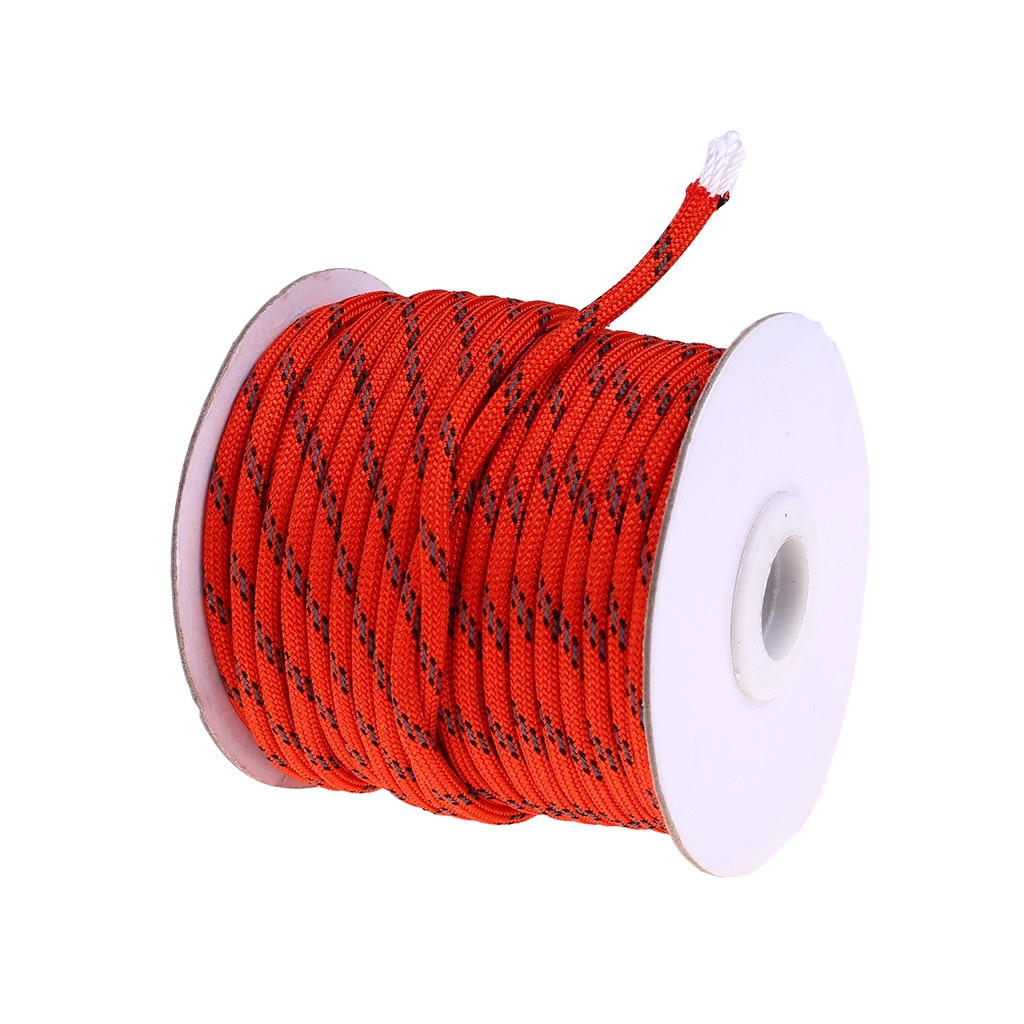 50m lina wspinaczkowa zewnętrzna linka awaryjna odporna na zużycie średnica wysoka wytrzymałość dodatki przybory turystyczne