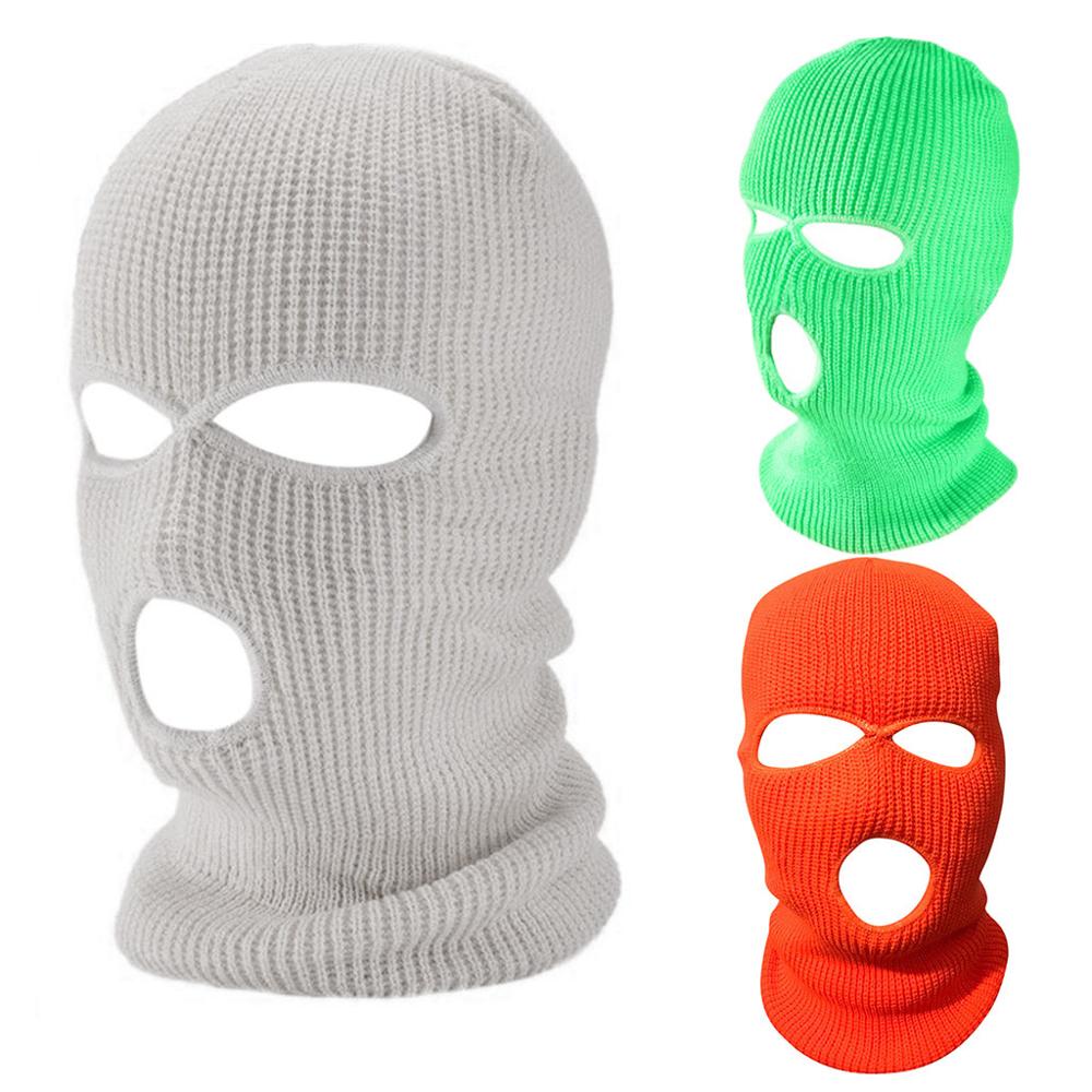 Balaclava Mask Hat Winter Cover Neon Mask Green Halloween Caps For Party Motorcycle Bicycle Ski Cycling Balaclava Pink Masks Cos