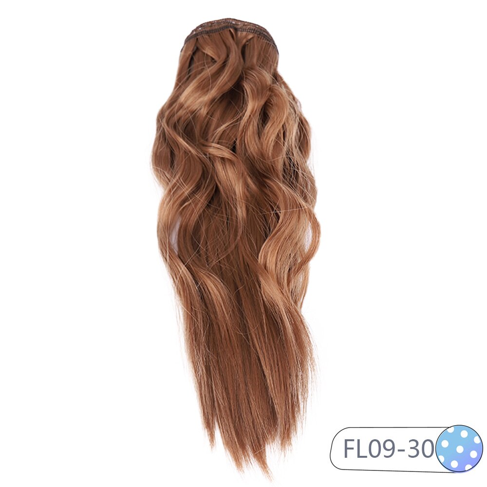 Cataleya Very Beautiful Bjd Doll Curly Wigs DIY High Temperature Fiber 25*100cm Hair 15 Color: FL09-30