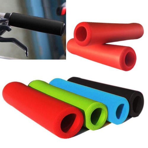 agarre de bicicleta Popular engranaje fijo Fixie agarre de bloqueo empuñaduras de manillar de goma