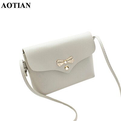 AOTIAN Vintage Bogen Kleine Handtaschen Frauen Abend Kupplung Damen Mobilen Geldbörse Schulter Messenger Cross body Taschen Kleine Kupplung A30: Grau