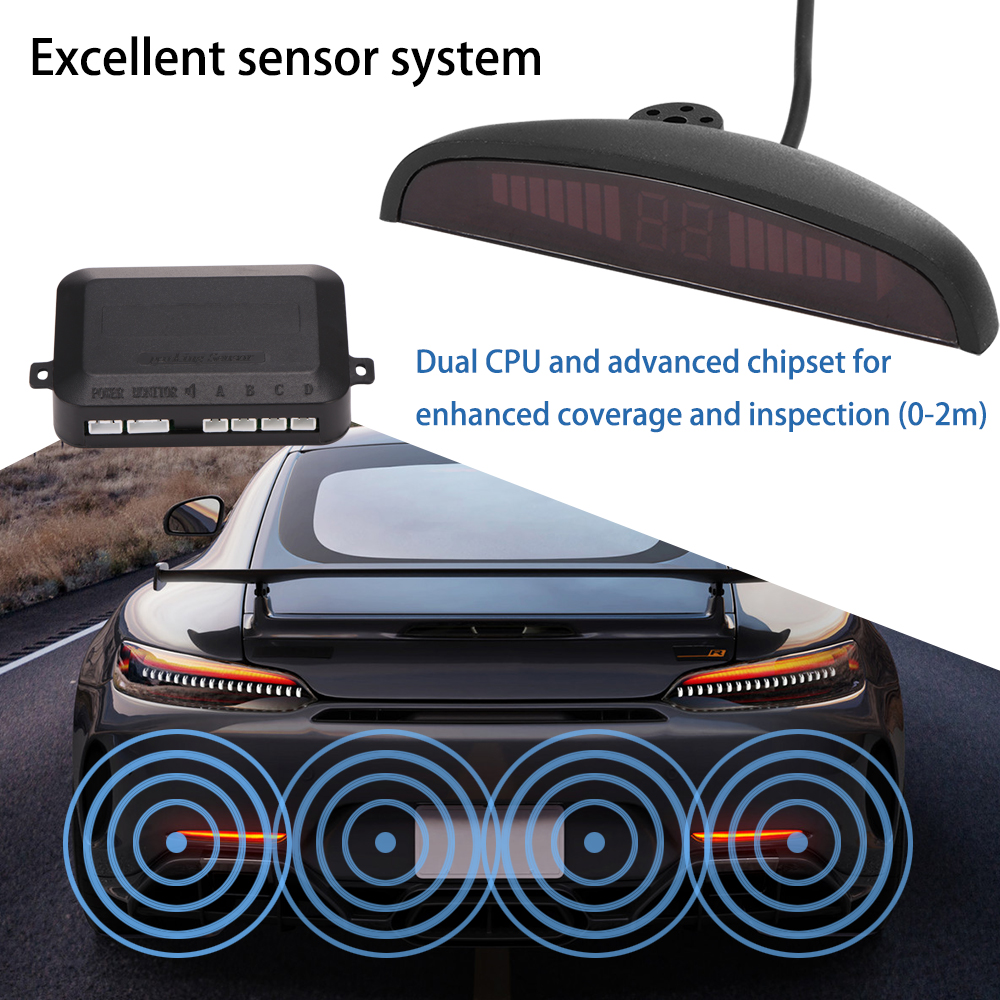 Auto Auto Backing Sensor Parking Sensor Reverse Backup Parkeer Monitor Detector Systeem Display