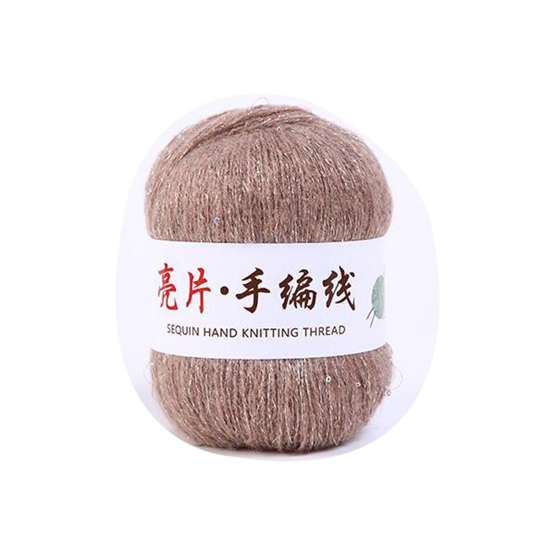 Paillettes de soie brillante 50g/boule, Angola, sentiments amoureux, fil de laine Mohair fin en peluche, laine Fine, crocheté à la main, matériaux de tricotage