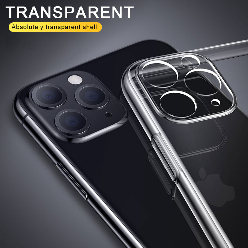 Lens Bescherming Clear Telefoon Case Voor Iphone 11 7 Case Silicone Soft Cover Voor Iphone 11 Pro Xs Max X 8 7 6S Plus 5 Se 11 Xr Case