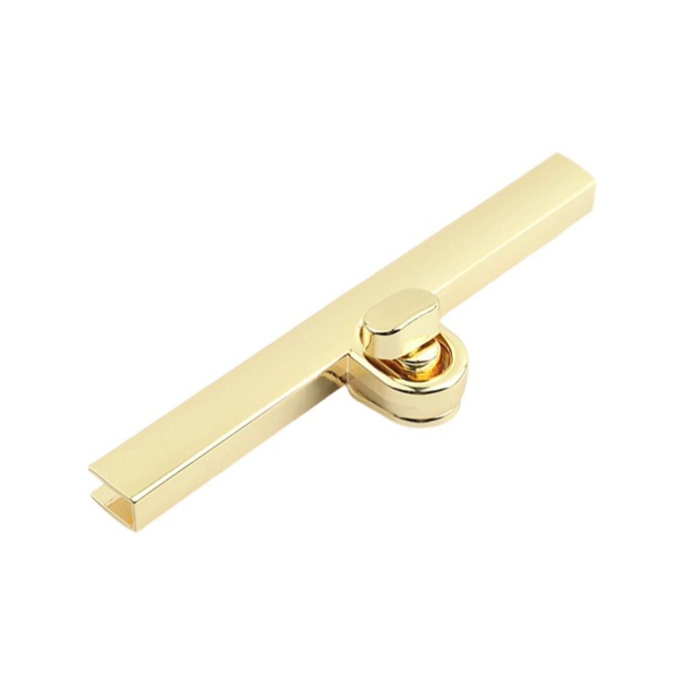 Mode metalen tasgesp goud zilver draaibare sluiting draaislot gesp draaisloten tas maken: Licht Goud