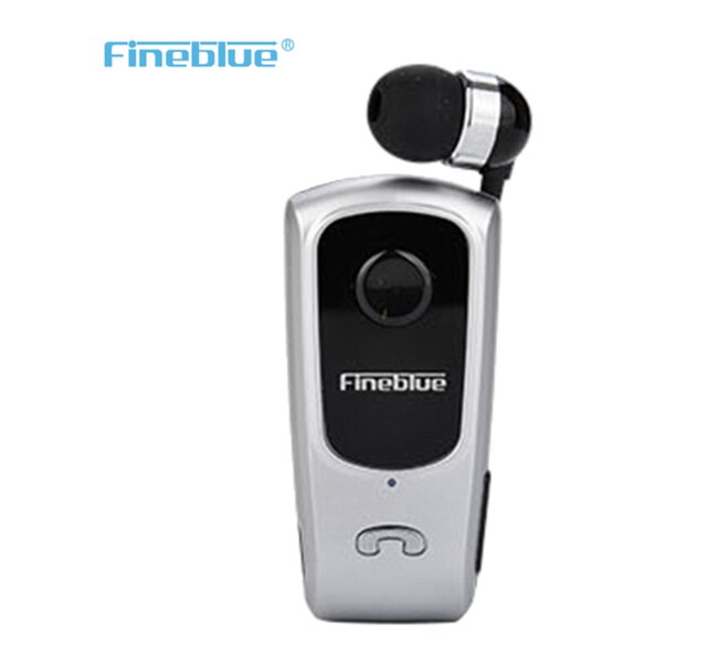 Fineblue F920 pro mini auricolare senza fili retrattile auricolare Bluetooth portatile chiamate ricorda vibrazione sport correre cuffie Gamer: nessuna scatola argento