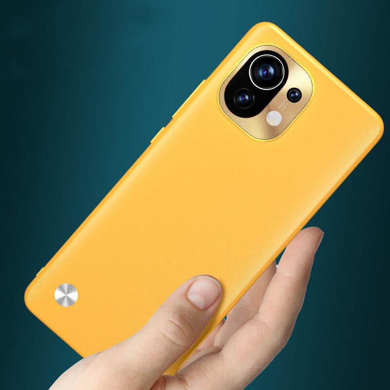 Luksusowe skórzane etui do Xiaomi 10 11 Pro odporna na wstrząsy Funda do Xiaomi 11 Mi11 pełna pokrywa tylna obudowa aparatu Mi10 silikonowy zderzak