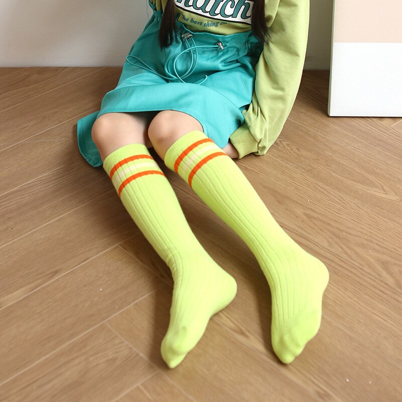 Meisjes Sokken Newstockings Gestreepte Kniekousen College Stijl Kousen Met Schooluniform 3-12 Jaar Oude Kids Kind: 7