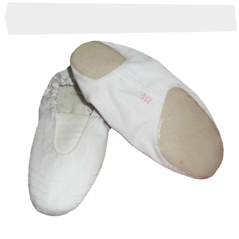 Women Men Rhythmic Gymnastics Shoes White Ginastica Elastic Dance Ballet Acrobatics Shoes Foot Protection Art Gym Accessories