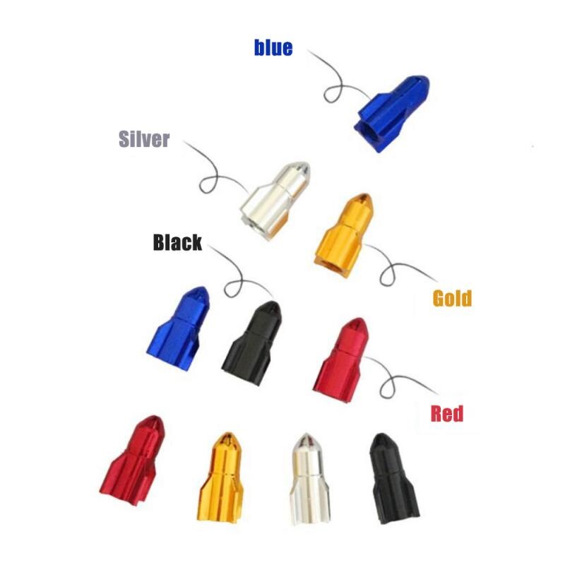 Fiets Cap Valve Aluminium Legering Raket Vorm Road Motor Fiets Auto Band Velgen Stem Air Valve Stofkap Fiets accessoires