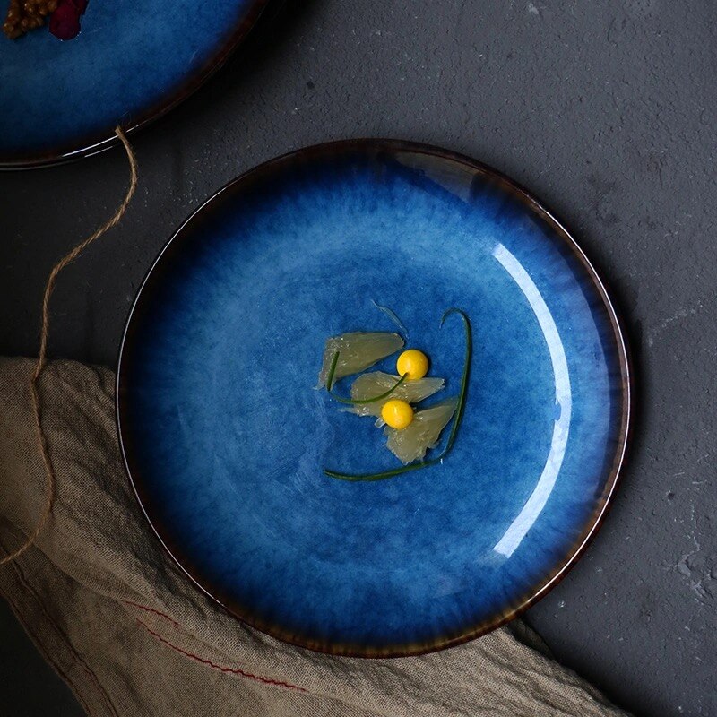 xinchen-blue-western-style-ceramic-food-plate-stea-grandado