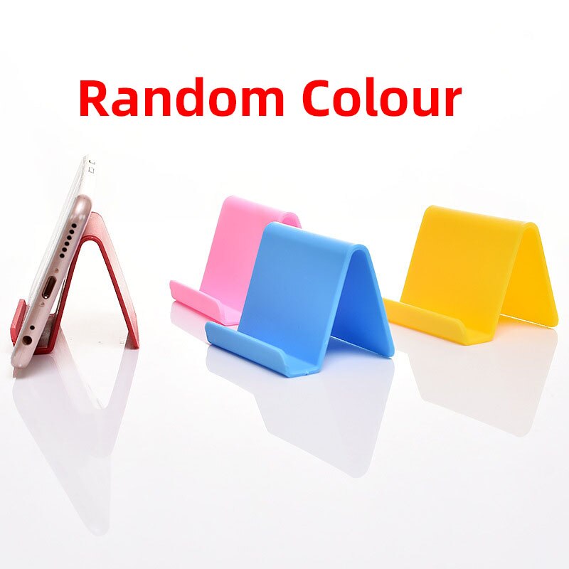 Suporte universal do telefone celular para o iphone 11 pro xr samsung xiaomi smartphone suporte tablet desktop suporte móvel: Random Colour