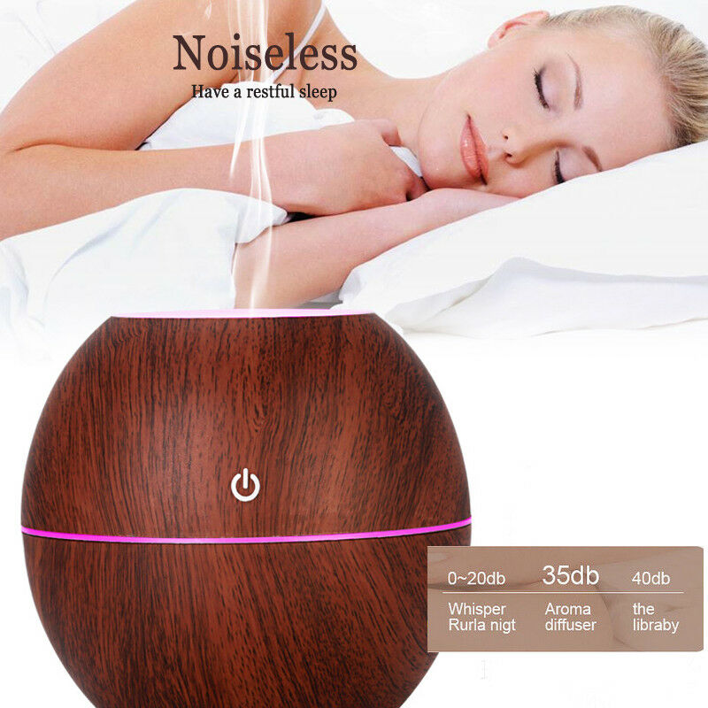 Usb Led Ultrasone Aroma Luchtbevochtiger Essentiële Olie Diffuser Aromatherapie Purifier