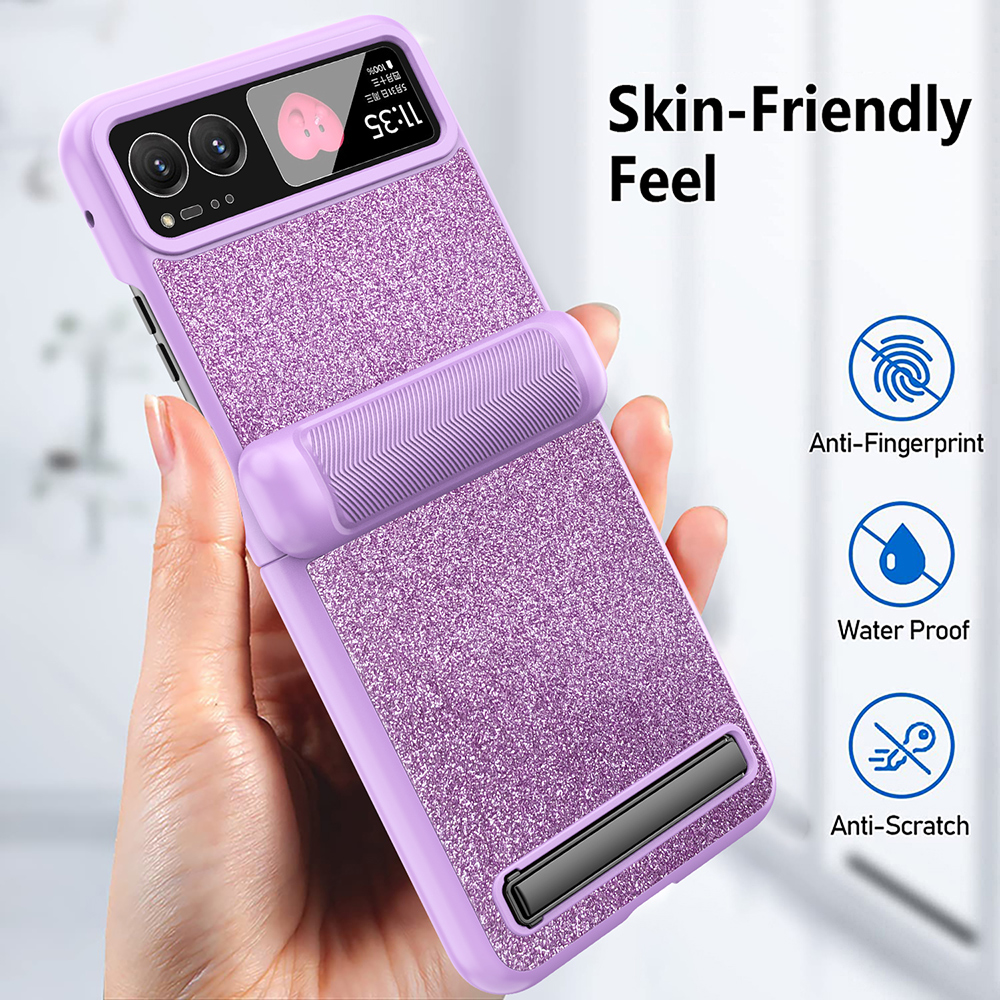 Fold Hinge Case For Motorola Razr 40 / Razr 3 Woman Girl Fall Protector Protection Cover