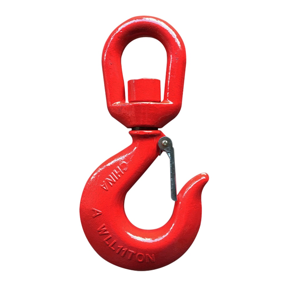 1 Ton Forged Lifting Industrial With Latch Shackle Accessories Swivel Eye Hook Quick Release Alloy Steel Crane Rigging
