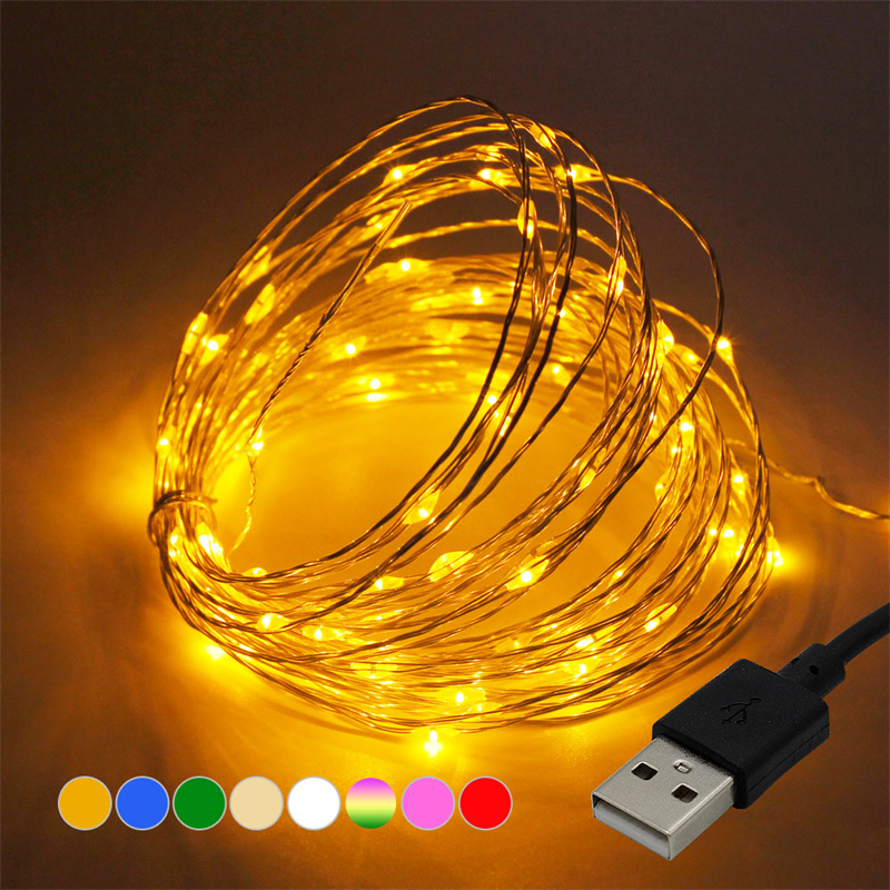 Usb String Lighta White LED String Lights 20M USB String Lights Wate... – Grandado
