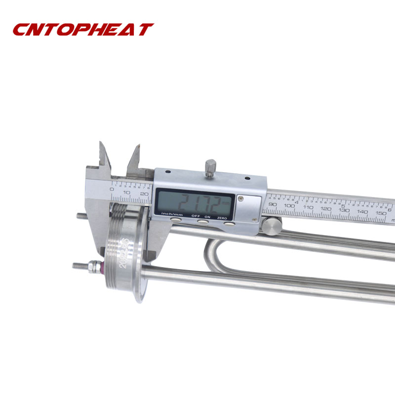 220v 2.5kw/3.5kw 2 "Tri Clamp OD 64mm Flens Insteekverwarmer Elektrische Water Brouwen Verwarmingselement