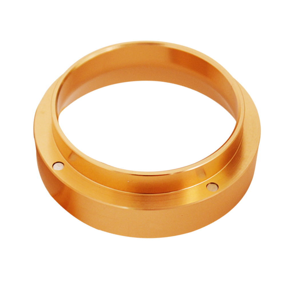 Kaffedoseringsring aluminiumsfordeler håndlaget kaffe 51/53/54/58mm: Doseringsring i måke / 58mm