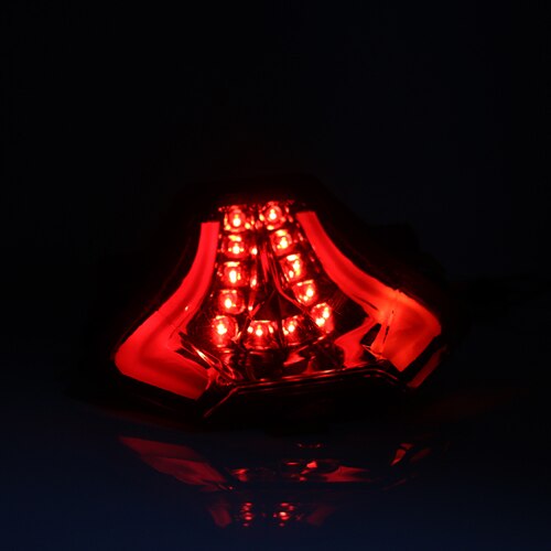 Clignotant arrière LED pour Yamaha R3 R25 MT07 MT-07 MT 07 25 03, feu de Stop clignotant, feu arrière: Red light
