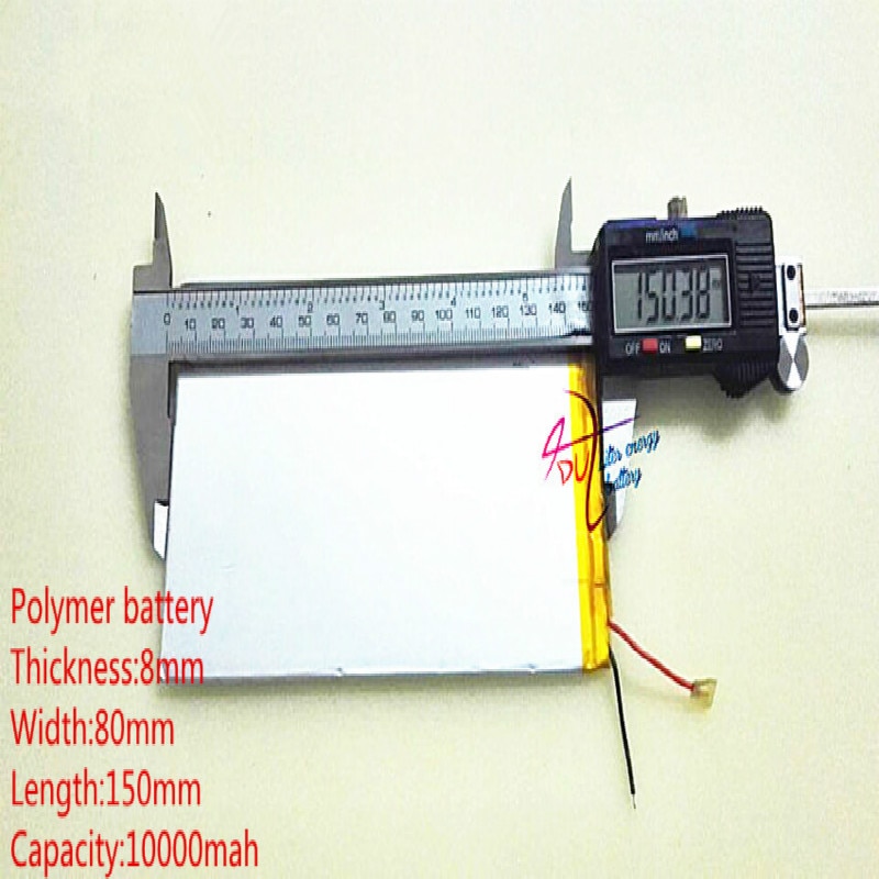 3.7 V 10000 mah tablet battery brand tablet gm lithium polymer battery 8080150