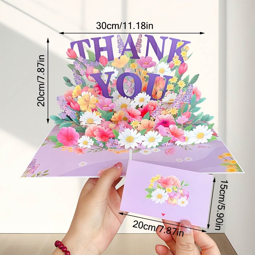 Tarjeta emergente con forma de mariposa en 3D, tarjeta de felicitación con los mejores deseos, para el día de la madre