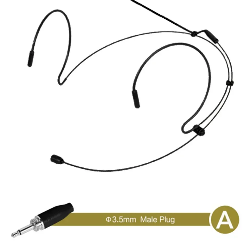 Doppeltes Ohrbügel-Headset-Mikrofon, am Kopf getragenes Mikrofon für mit 2 Stück Mikrofonabdeckung: green